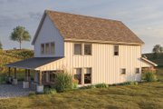 Barndominium Style House Plan - 3 Beds 3.5 Baths 2160 Sq/Ft Plan #455-677 Exterior 