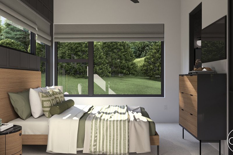 House Design - Interior - Bedroom 1 for Modern House Plan #455-355 - 1 bed, 1 bath