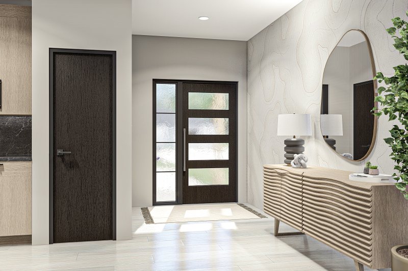 Home Plan - Interior - Entry for Modern House Plan #455-530 - 3 bed, 2.5 bath