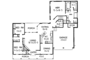 Southern Style House Plan - 3 Beds 2 Baths 2137 Sq/Ft Plan #15-247 