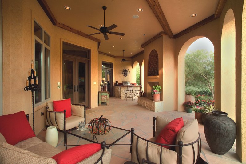 Architectural House Design - Interior - Other 1 for Mediterranean House Plan #20-2166 - 5 bed, 6 bath