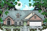 Traditional Style House Plan - 3 Beds 2 Baths 1489 Sq/Ft Plan #42-288 