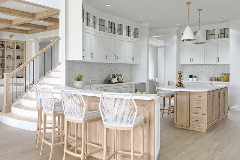 Dream House Plan - Interior - Kitchen 1 for European House Plan #54-696 - 5 bed, 5 bath