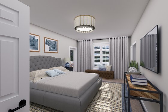 Interior - Master Bedroom 2 for Craftsman House Plan #1060-265 - 3 bed, 2.5 bath