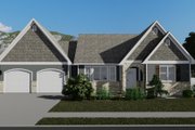 Cottage Style House Plan - 2 Beds 2 Baths 1641 Sq/Ft Plan #1060-64 