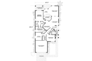 Mediterranean Style House Plan - 3 Beds 2 Baths 2087 Sq/Ft Plan #420-262 