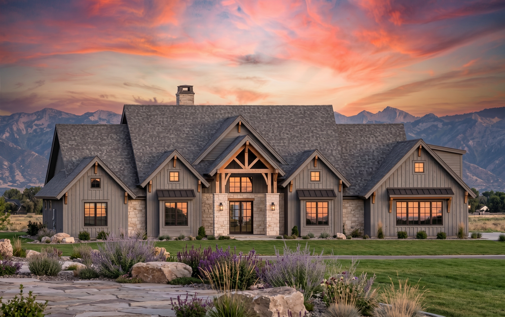 Exterior - Front Elevation 5 for Country House Plan #1096-212 - 4 bed, 5 bath