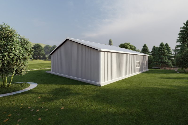 Architectural House Design - Exterior - Other Elevation 5 for Barndominium House Plan #1107-2 - 2 bed, 2 bath