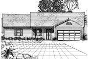 Traditional Style House Plan - 3 Beds 2 Baths 1504 Sq/Ft Plan #30-141 