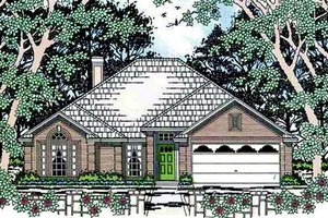 Traditional Exterior - Front Elevation Plan #42-391