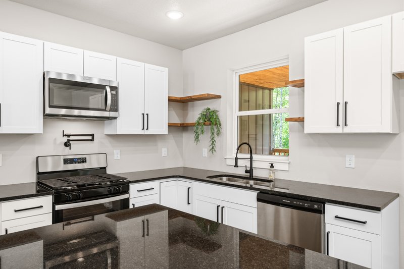 Architectural House Design - Interior - Kitchen for Country House Plan #44-256 - 3 bed, 2 bath