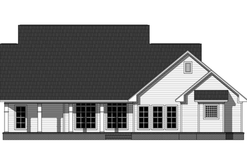 Home Plan - Exterior - Rear Elevation for Country House Plan #21-335 - 3 bed, 2.5 bath