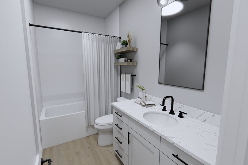 House Plan Design - Interior - Bathroom 1 for Farmhouse House Plan #51-1342 - 5 bed, 4 bath