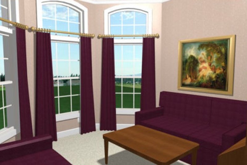 Home Plan - Photo 2 for European House Plan #56-178 - 4 bed, 3 bath