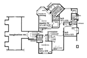 European Style House Plan - 4 Beds 4.5 Baths 4087 Sq/Ft Plan #47-320 