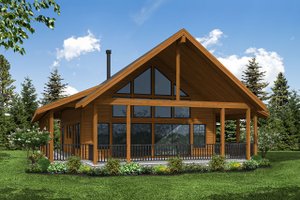 Craftsman Exterior - Front Elevation Plan #124-1385