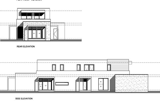 Exterior - Other Elevation 1 for Modern House Plan #496-27 - 4 bed, 2.5 bath