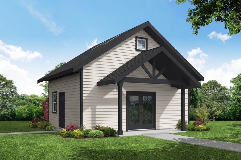 Home Plan - Farmhouse Exterior - Front Elevation Plan #124-1330
