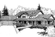 Traditional Style House Plan - 4 Beds 2.5 Baths 2987 Sq/Ft Plan #60-157 