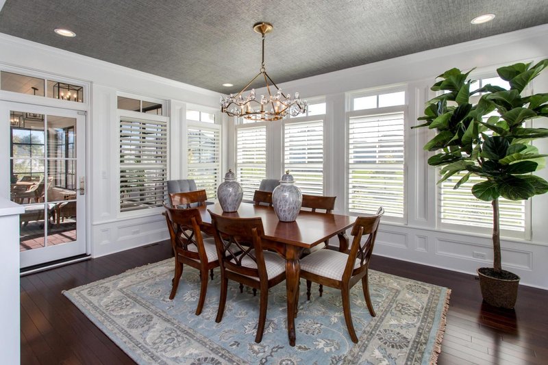 Home Plan - Interior - Dining Room for Farmhouse House Plan #70-1549 - 4 bed, 3 bath