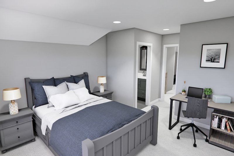 Home Plan - Interior - Bedroom for Traditional House Plan #51-1298 - 4 bed, 3.5 bath