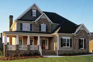 House Plan Design - Craftsman Exterior - Front Elevation Plan #927-1