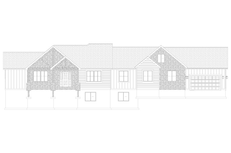 Dream House Plan - Exterior - Front Elevation 4 for Farmhouse House Plan #1060-426 - 2 bed, 3.5 bath