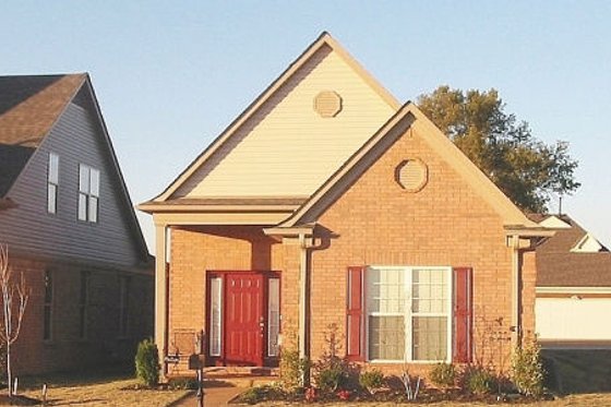 Exterior - Front Elevation for Traditional House Plan #81-13660 - 2 bed, 2 bath