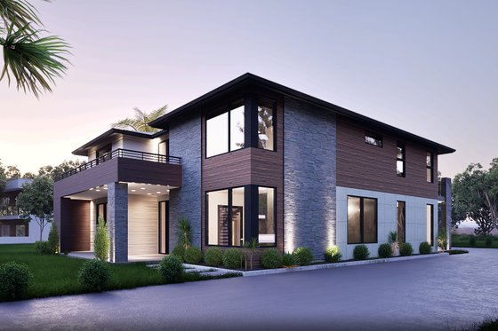 Exterior - Other Elevation for Contemporary House Plan #1066-291 - 7 bed, 6.5 bath