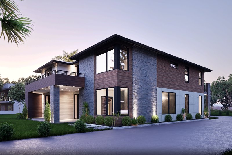 Dream House Plan - Exterior - Other Elevation for Contemporary House Plan #1066-291 - 7 bed, 6.5 bath