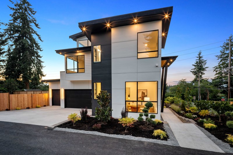 House Design - Exterior - Front Elevation 4 for Contemporary House Plan #1066-261 - 5 bed, 5.5 bath