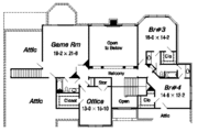 European Style House Plan - 4 Beds 4.5 Baths 4637 Sq/Ft Plan #329-320 