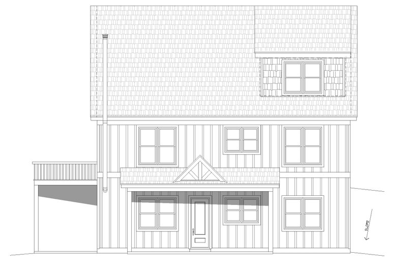 Dream House Plan - Exterior - Front Elevation 3 for Country House Plan #932-584 - 4 bed, 3 bath