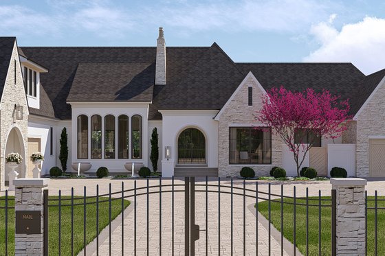 Exterior - Other Elevation 1 for Cottage House Plan #455-562 - 3 bed, 3.5 bath