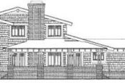 Bungalow Style House Plan - 3 Beds 2.5 Baths 2436 Sq/Ft Plan #72-463 