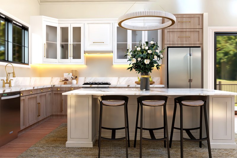 House Blueprint - Interior - Kitchen 1 for Barndominium House Plan #1064-394 - 3 bed, 3 bath