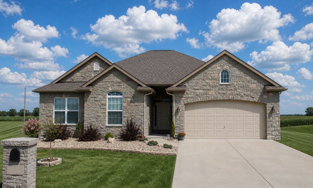 Exterior - Front Elevation 5 for Traditional House Plan #20-2123 - 3 bed, 2.5 bath