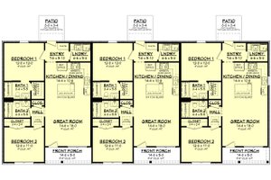 Floor Plan - Main Floor for Traditional House Plan #430-389 - 6 bed, 6 bath