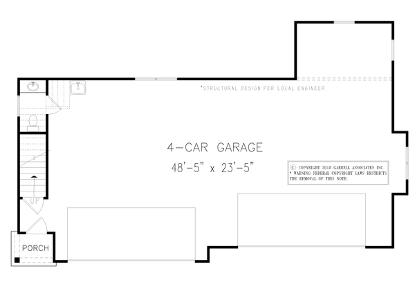 Home Plan - Modern Floor Plan - Main Floor Plan #54-593