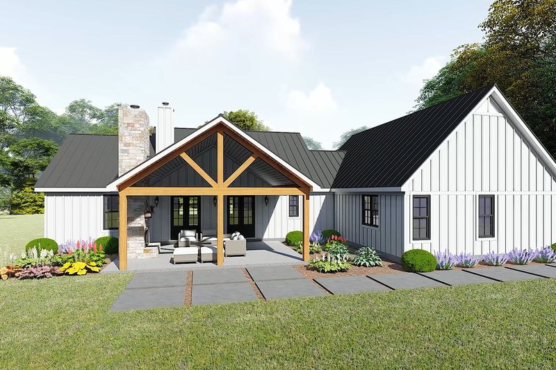 Home Plan - Exterior - Other Elevation for Farmhouse House Plan #932-1125 - 3 bed, 2.5 bath