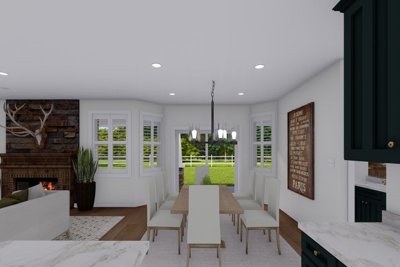House Plan Design - Interior - Dining Room 1 for Traditional House Plan #1060-141 - 3 bed, 2.5 bath