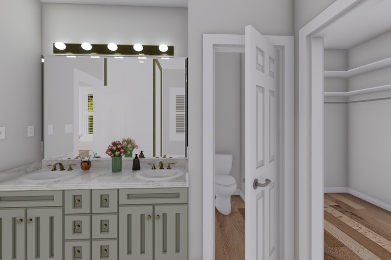 House Blueprint - Interior - Master Bathroom for Farmhouse House Plan #1060-108 - 2 bed, 2 bath