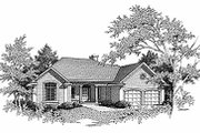 Traditional Style House Plan - 3 Beds 2.5 Baths 2045 Sq/Ft Plan #70-291 