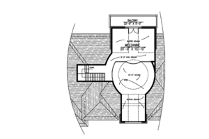 Floor Plan - Other Floor for European House Plan #138-221 - 4 bed, 2.5 bath