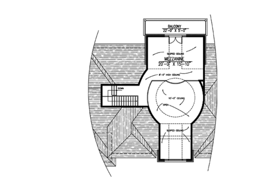 Floor Plan - Other Floor for European House Plan #138-221 - 4 bed, 2.5 bath