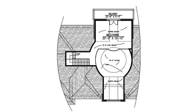 European Floor Plan - Other Floor Plan #138-221