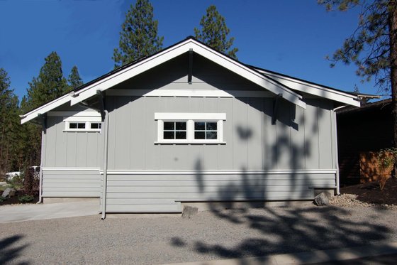 Exterior - Rear Elevation for Craftsman House Plan #895-25 - 2 bed, 2 bath