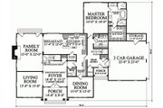 Southern Style House Plan - 4 Beds 3 Baths 3137 Sq/Ft Plan #137-224 