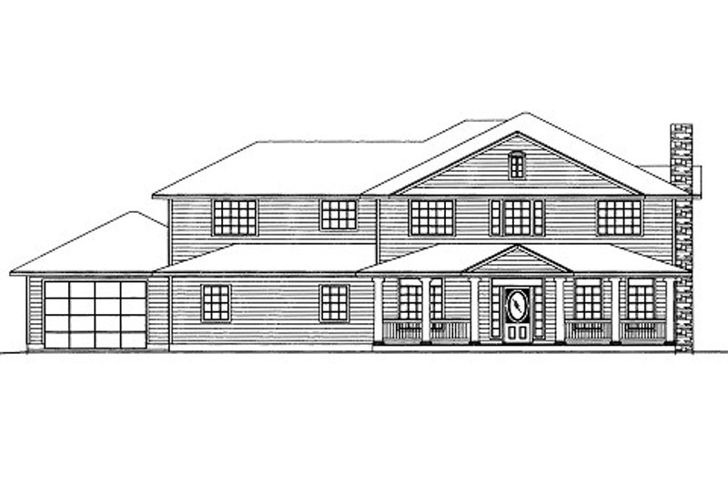 Home Plan - Bungalow Exterior - Front Elevation Plan #117-690