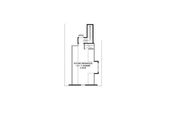 Floor Plan - Other Floor for Traditional House Plan #424-72 - 3 bed, 2 bath